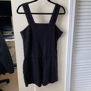 Madewell Side Button Drawstring Romper